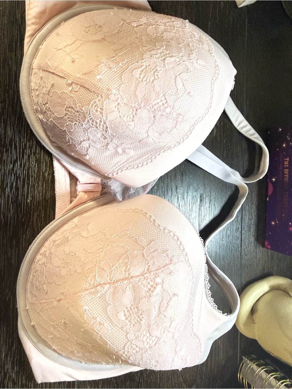 Victoria's Secret Pale Pink Lace T-Shirt Bra